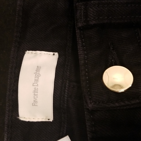 💕FAVORITE DAUGHTER💕 The Eva Long Slim Short ~ Portland Black 27 NWT - Picture 10 of 12